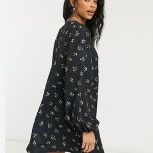 ASOS Floral Black Shift dress Size 4